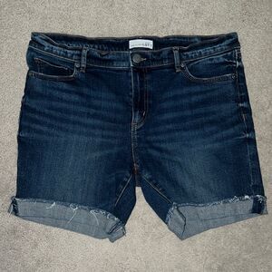 LOFT Dark Blue Jean Shorts
